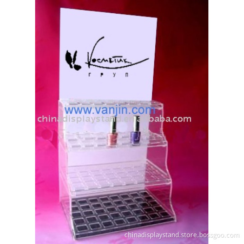 acrylic cosmetic display rack